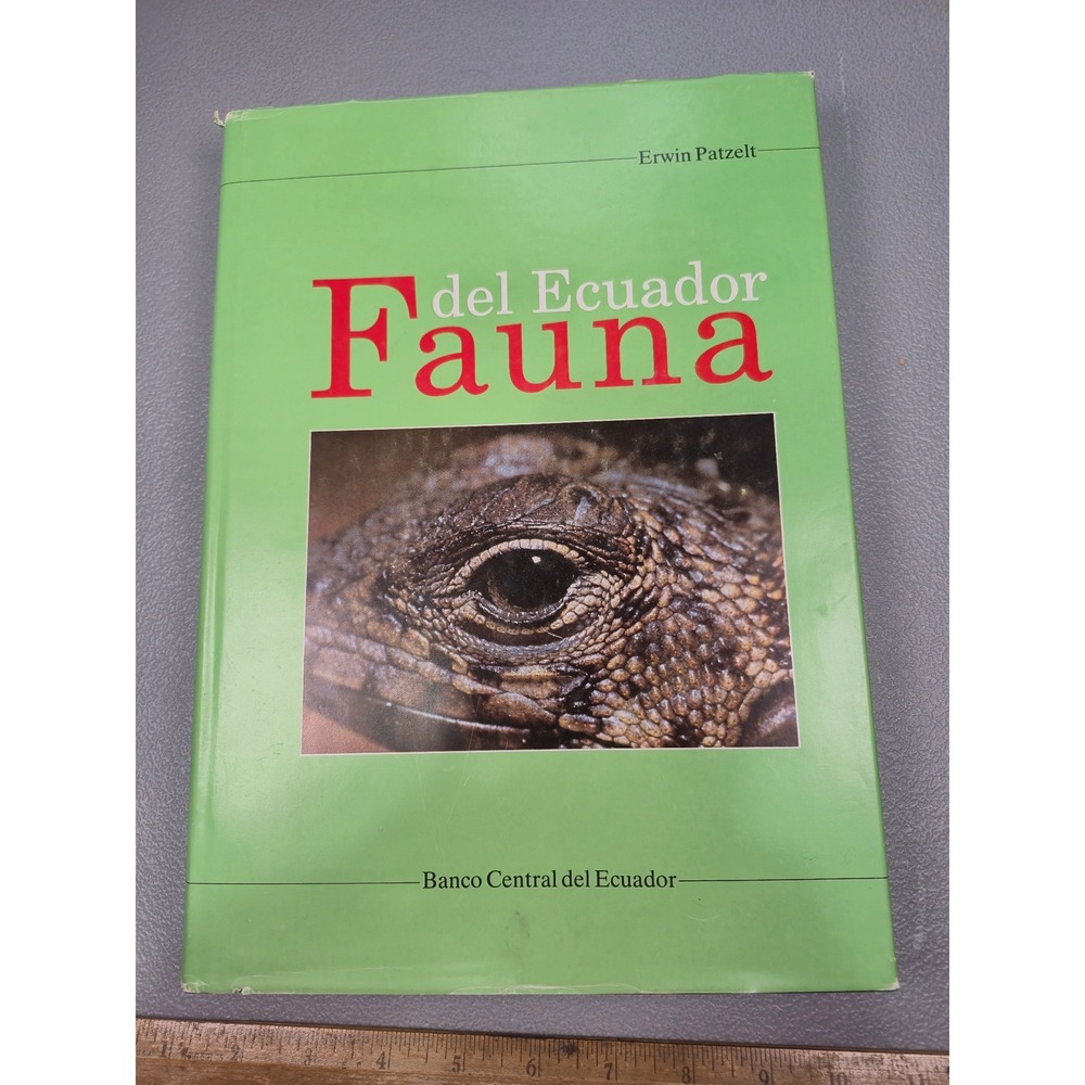 Fauna del Ecuador Erwin Patzelt Banco Central del Ecuador Spanish Wildlife Book